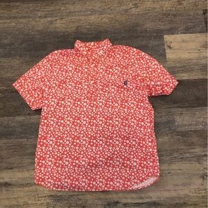 Chubbies Coral Floral Button Down Shirt